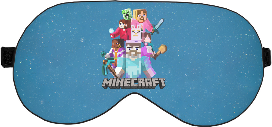 Minecraft - Маска для сна 3D -  Minecraft 55 - Mfest