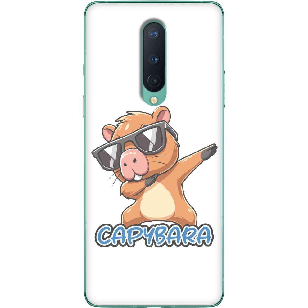 Чехол OnePlus - Игривый капибара - Mfest