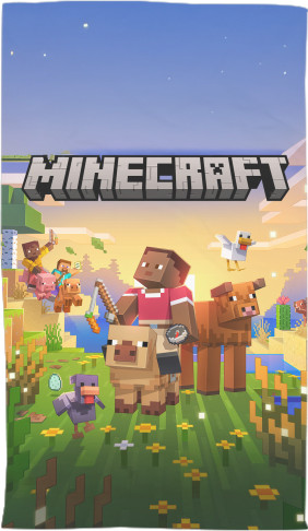 Полотенце 3D - Minecraft Spring to Life - Mfest