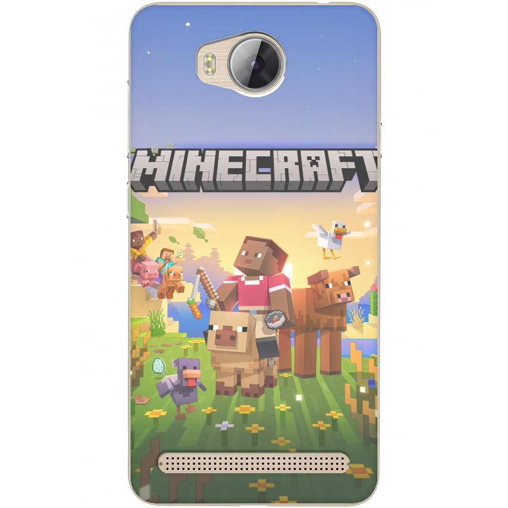Чехол Huawei - Minecraft Spring to Life - Mfest Чехол Huawei - Minecraft Spring to Life - Mfest