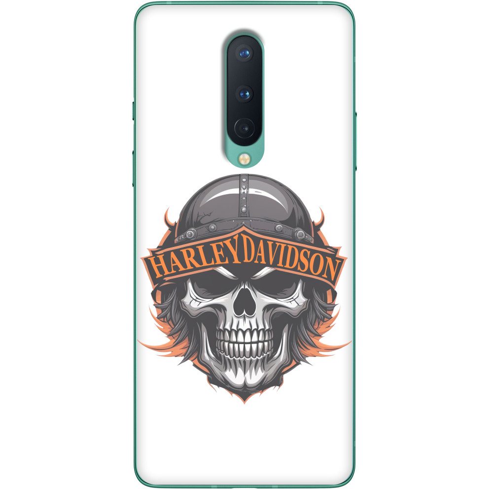Чехол OnePlus - Harley Davidson череп  - Mfest