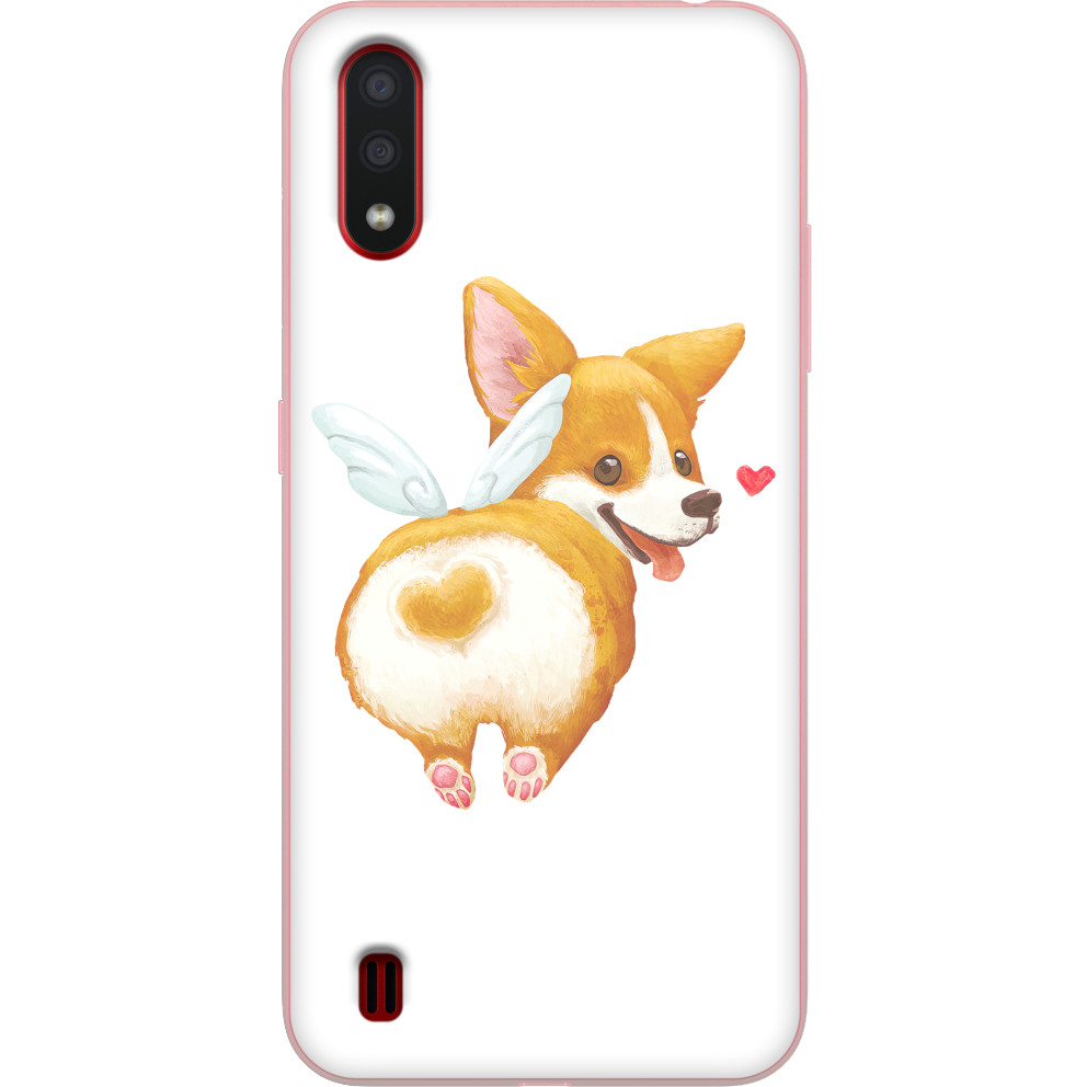 Чехол Samsung - Корги янголятко - Mfest