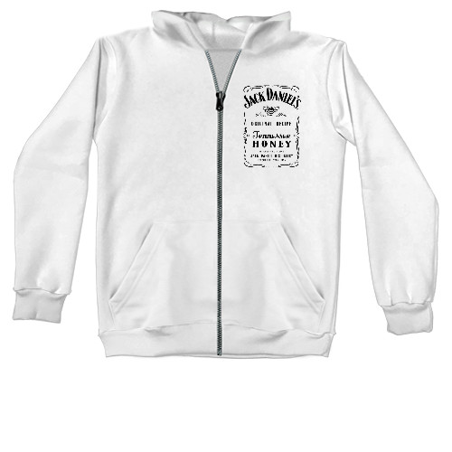 Кенгуру-Худи на молнии Унисекс - JACK DANIELS JENNESSEE HONEY - Mfest