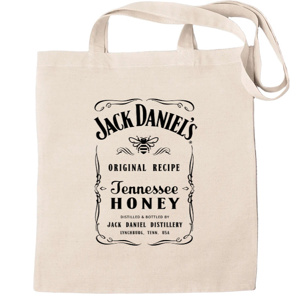 Эко-Сумка для шопинга - JACK DANIELS JENNESSEE HONEY - Mfest Эко-Сумка для шопинга - JACK DANIELS JENNESSEE HONEY - Mfest
