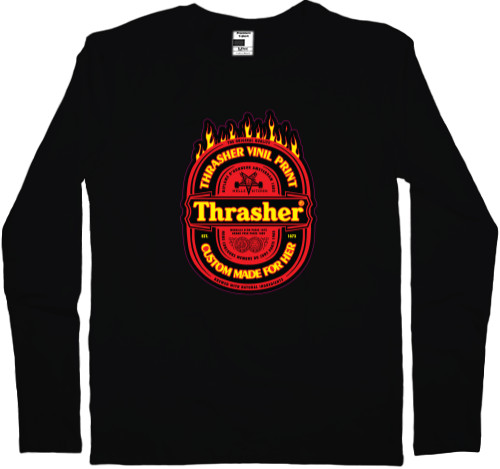 Лонгслив Детский - Thrasher heineken Logo - Mfest Лонгслив Детский - Thrasher heineken Logo - Mfest