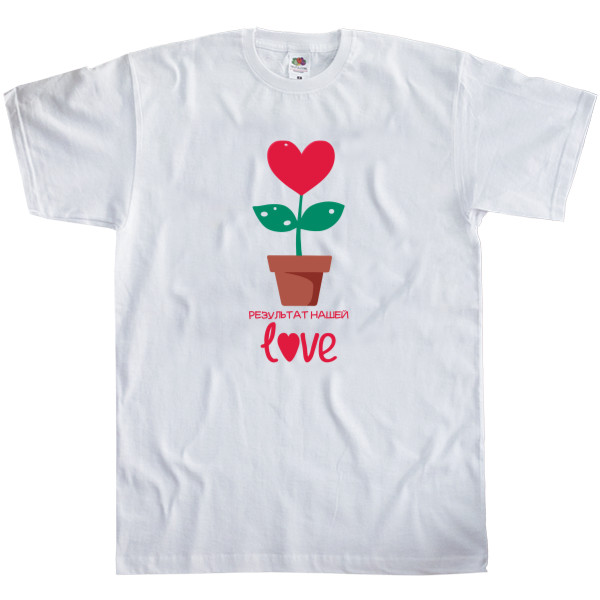 Men's T-Shirt Fruit of the loom - Love 2 - Mfest