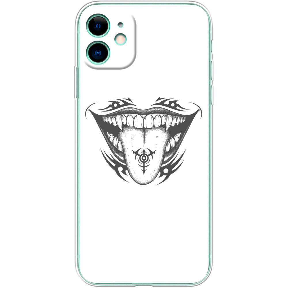 Чехол iPhone - Звериный оскал - Mfest
