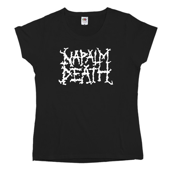 Футболка Класика Жіноча Fruit of the loom - Napalm Death  - Mfest