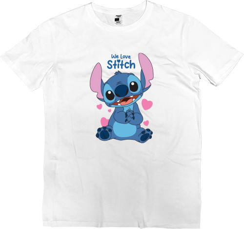 Лило и Стич - Футболка Премиум Детская - We love Stitch - Mfest