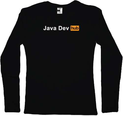 Лонгслив Женский - Java Dev Hub - Mfest