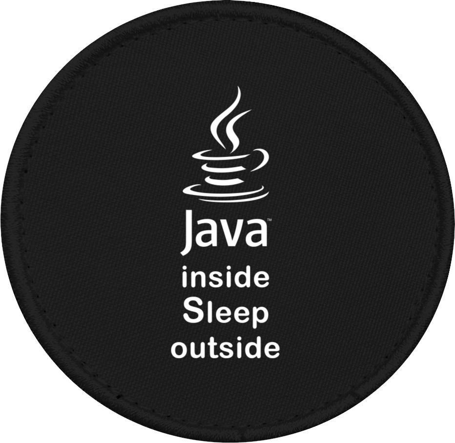 Шеврон - Java inside sleep outside - Mfest