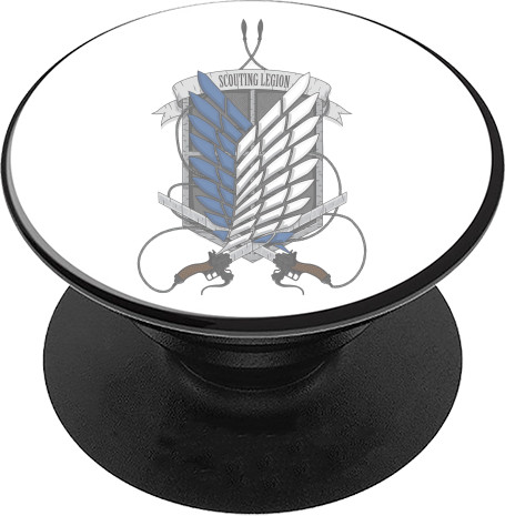 PopSocket Подставка для мобильного - Attack on titan asas da liberdade  - Mfest