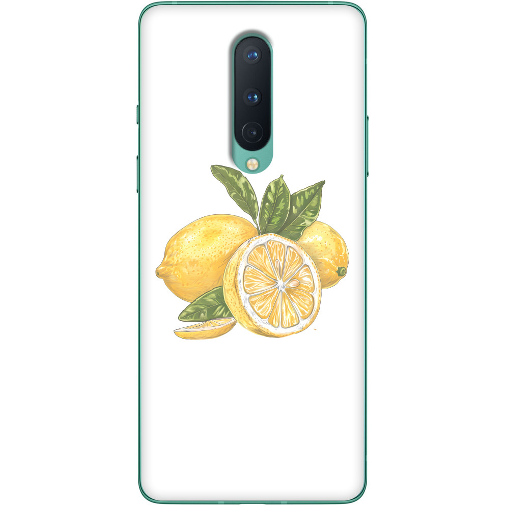 Чехол OnePlus - Веточка лимона - Mfest Чехол OnePlus - Веточка лимона - Mfest