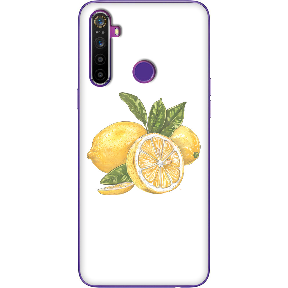Чехол Realme - Веточка лимона - Mfest Чехол Realme - Веточка лимона - Mfest