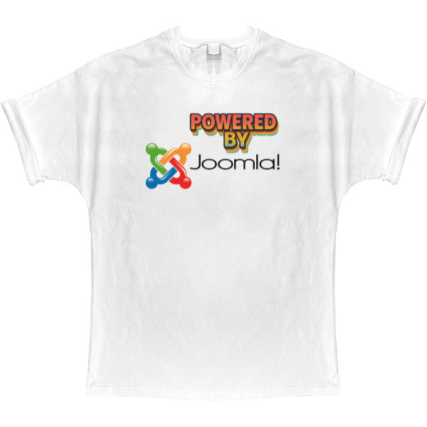 Футболка Оверсайз - Powered by Joomla - Mfest
