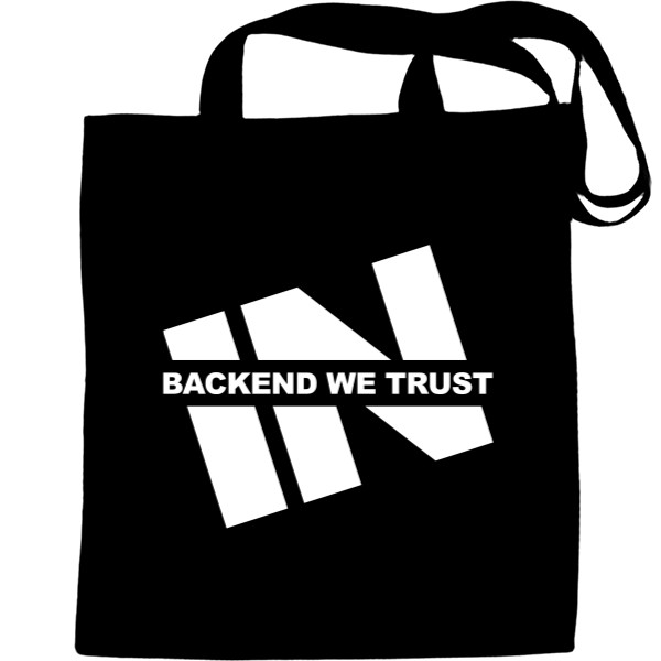 Еко-Сумка для шопінгу - In Backend We Trust - Mfest