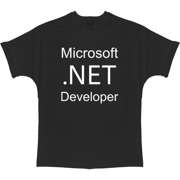 Net - Футболка Оверсайз - Net Developer - Mfest