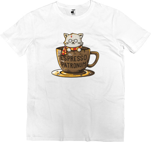 Футболка Премиум Мужская - Espresso patronum harry potter - Mfest