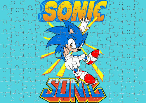 Пазл - Sonic the Hedgehog Logo - Mfest Пазл - Sonic the Hedgehog Logo - Mfest