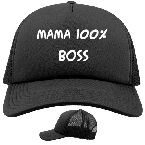 Кепка Тракер - Mom 100 boss - Mfest