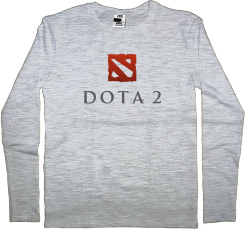 Лонгслив Мужской - Dota 2 logo 2 - Mfest