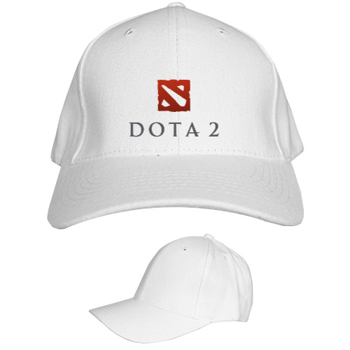 Кепка 6-панельная Детская - Dota 2 logo 2 - Mfest