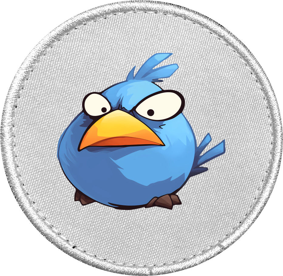 Шеврон - Синий Angry Bird - Mfest Шеврон - Синий Angry Bird - Mfest