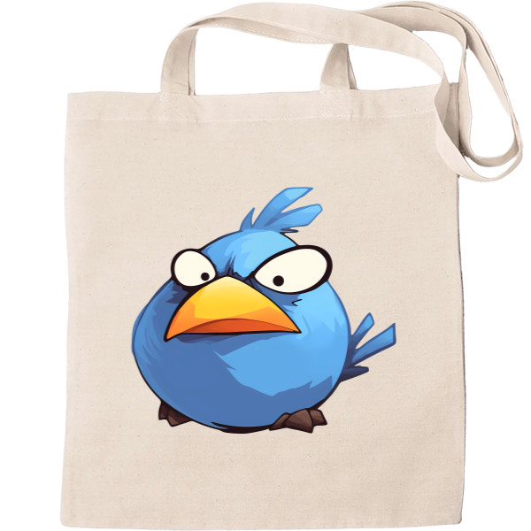 Эко-Сумка для шопинга - Синий Angry Bird - Mfest Эко-Сумка для шопинга - Синий Angry Bird - Mfest