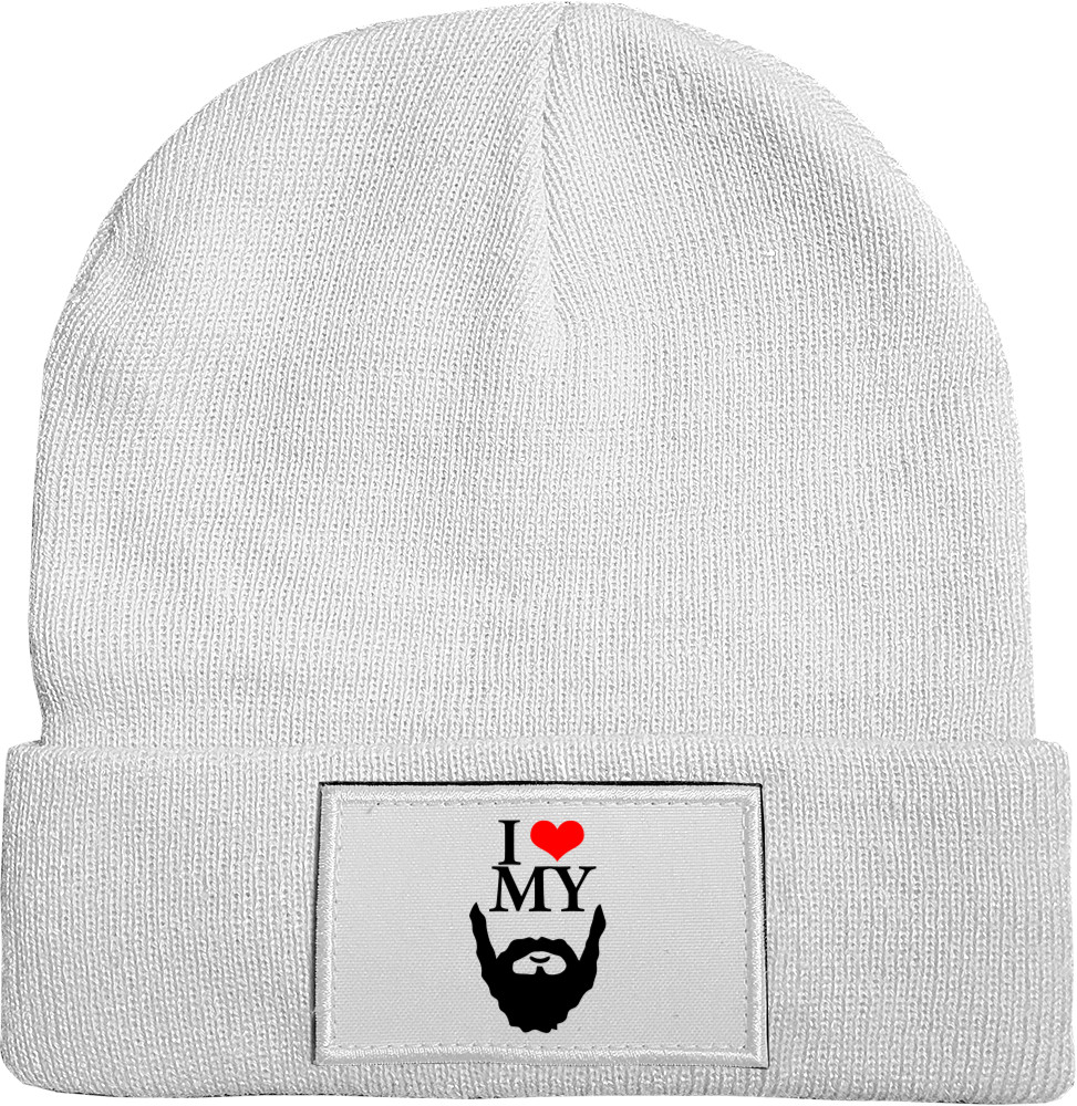 Шапка c Патчем - I love my beard - Mfest