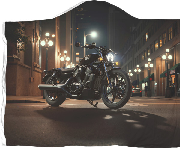 Плед с капюшоном 3D - Harley-Davidson RH975 - Mfest