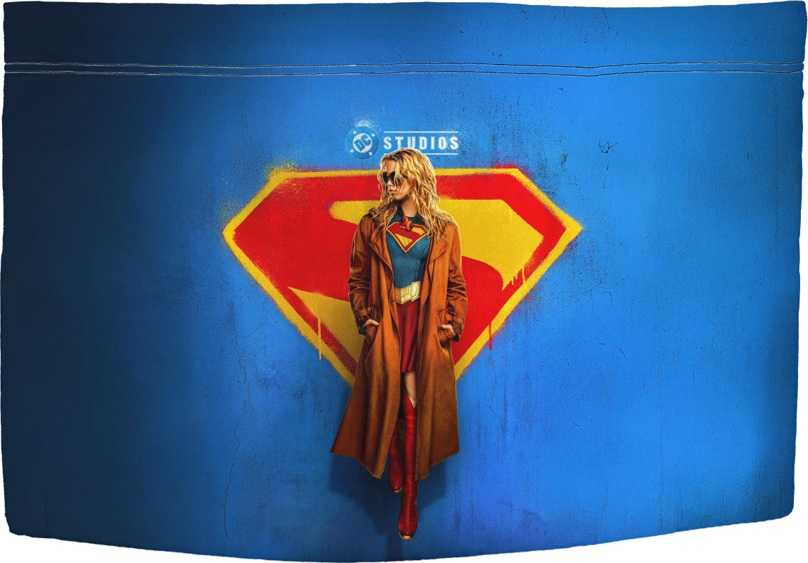 Бафф Хомут Теплый - Supergirl - Mfest