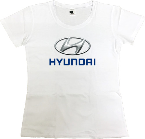Футболка Премиум Женская - Hyundai  - Mfest