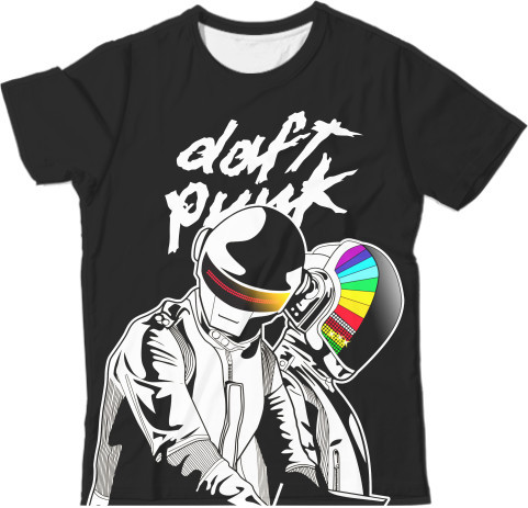 Sale - Футболка 3D Чоловіча - daft Punk [3]  розмір М - Mfest