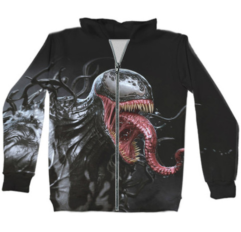 Sale - Худі на блискавці 3D Дитяче - VENOM [1]   розмір 152см (12-13р.) - Mfest