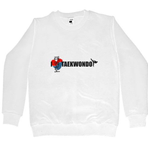 Свитшот Премиум Мужской - Love Taekwondo - Mfest