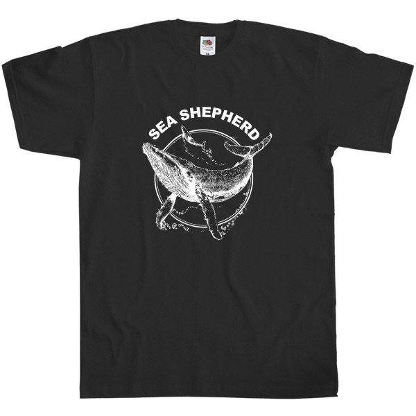 Футболка Класика Чоловіча Fruit of the loom - Товариство охорони морського середовища Sea Shepherd - Mfest
