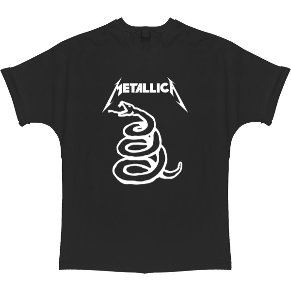 Футболка Оверсайз - Metallica logo - Mfest Футболка Оверсайз - Metallica logo - Mfest