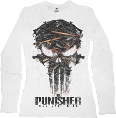 Лонгслив 3D Женский - The Punisher One Last Kill  - Mfest