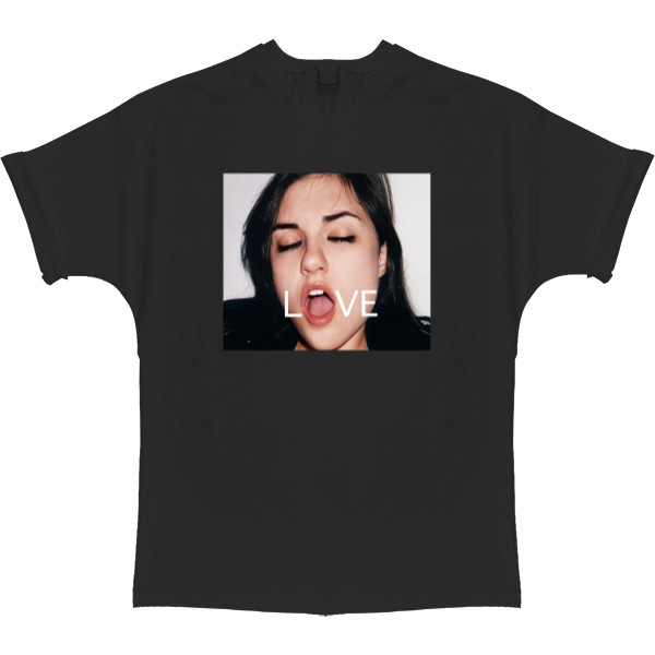 Футболка Оверсайз - Sasha Gray (LOVE)  - Mfest