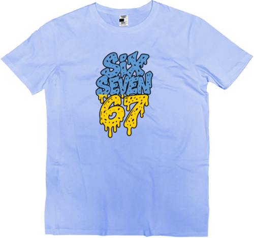 Футболка Премиум Мужская - Six Seven Paint - Mfest