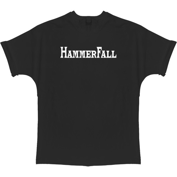 Футболка Оверсайз - HammerFall logo - Mfest