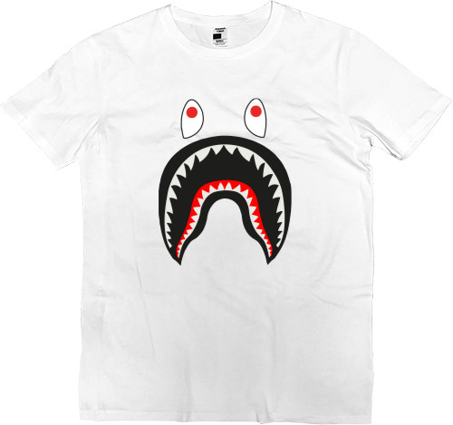 Футболка Преміум Чоловіча - Bape shark  - Mfest