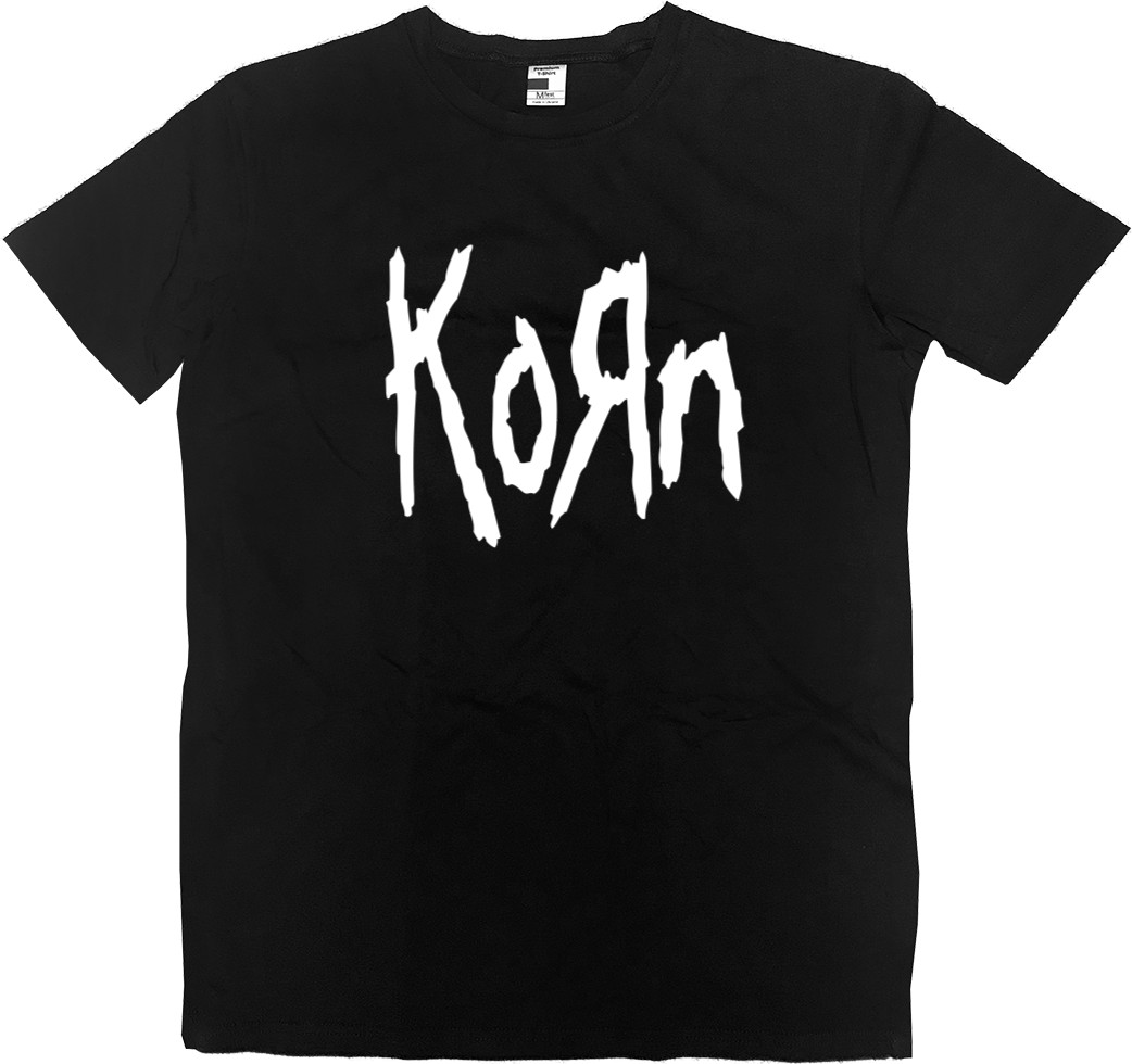 Футболка Премиум Мужская - KoRn Logo - Mfest
