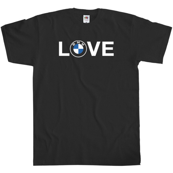 Men's T-Shirt Fruit of the loom - Love BMW - Mfest