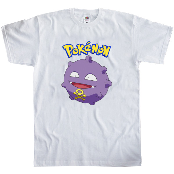 Men's T-Shirt Fruit of the loom - Pokemon Koffing - Mfest