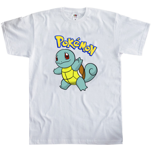 Футболка Классика Мужская Fruit of the loom - Pokemon Squirtle - Mfest