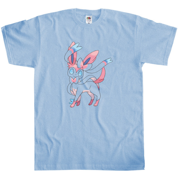 Men's T-Shirt Fruit of the loom - Pokemon Сильвеон - Mfest