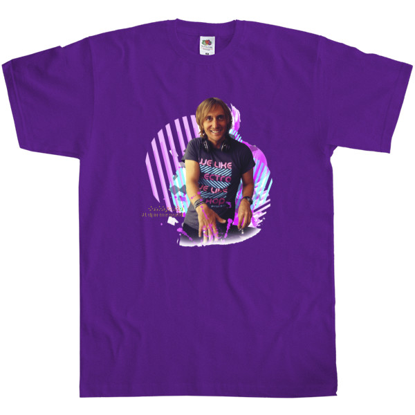 Men's T-Shirt Fruit of the loom - David Guetta 3 - Mfest