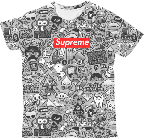 Man's T-shirt 3D - Supreme (4) - Mfest