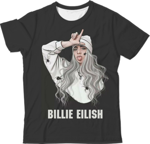 Man's T-shirt 3D - Billie Eilish (7) - Mfest